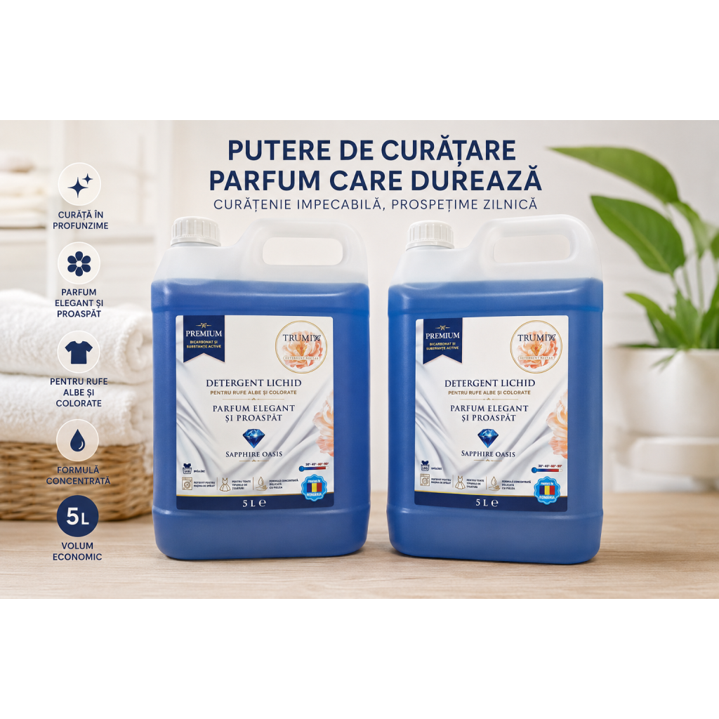 Pachet 2x5L Detergent Rufe SAPPHIRE OASIS