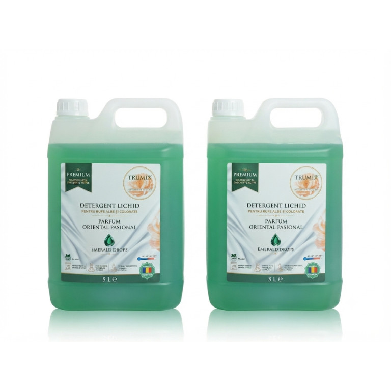 Pachet 2x5L Detergent Rufe EMERALD DROPS