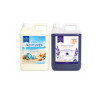 Pachet 2x5L Balsam Rufe AQUAMARINE și Detergent Rufe Amethyst Lavender