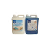 Pachet 2x5L Balsam Rufe AQUAMARINE și Detergent Rufe Sapphire Oasis