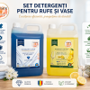 Pachet 2x5L Detergent Rufe Sapphire Oasis si Detergent Vase Limoncello Candy