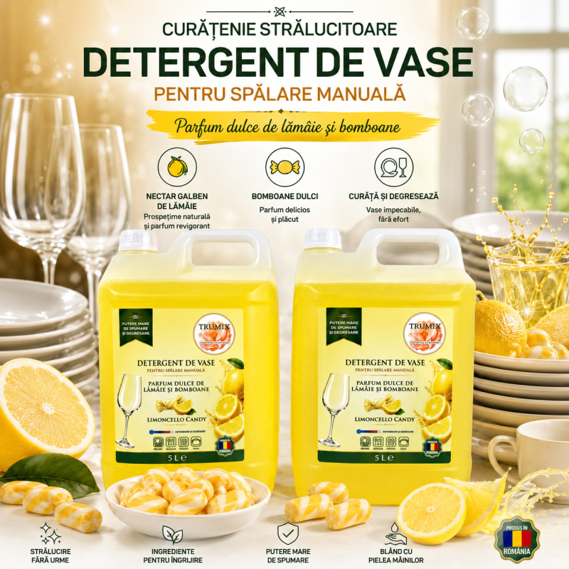 Pachet 2x5L detergent vase LIMONCELLO CANDY