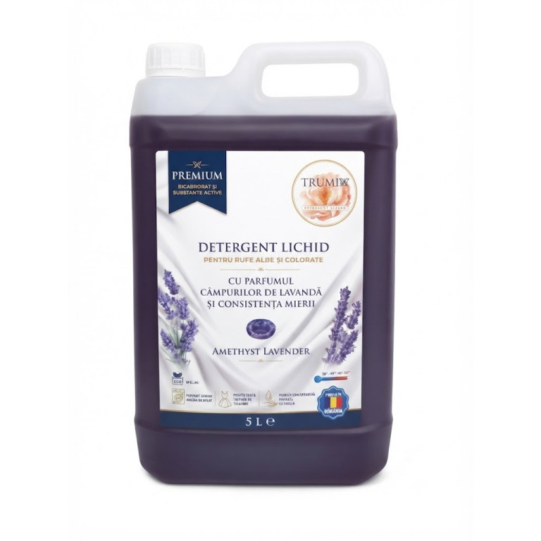 Pachet 2x5L Detergent Rufe AMETHYST LAVENDER si Detergent Vase Limoncello Candy